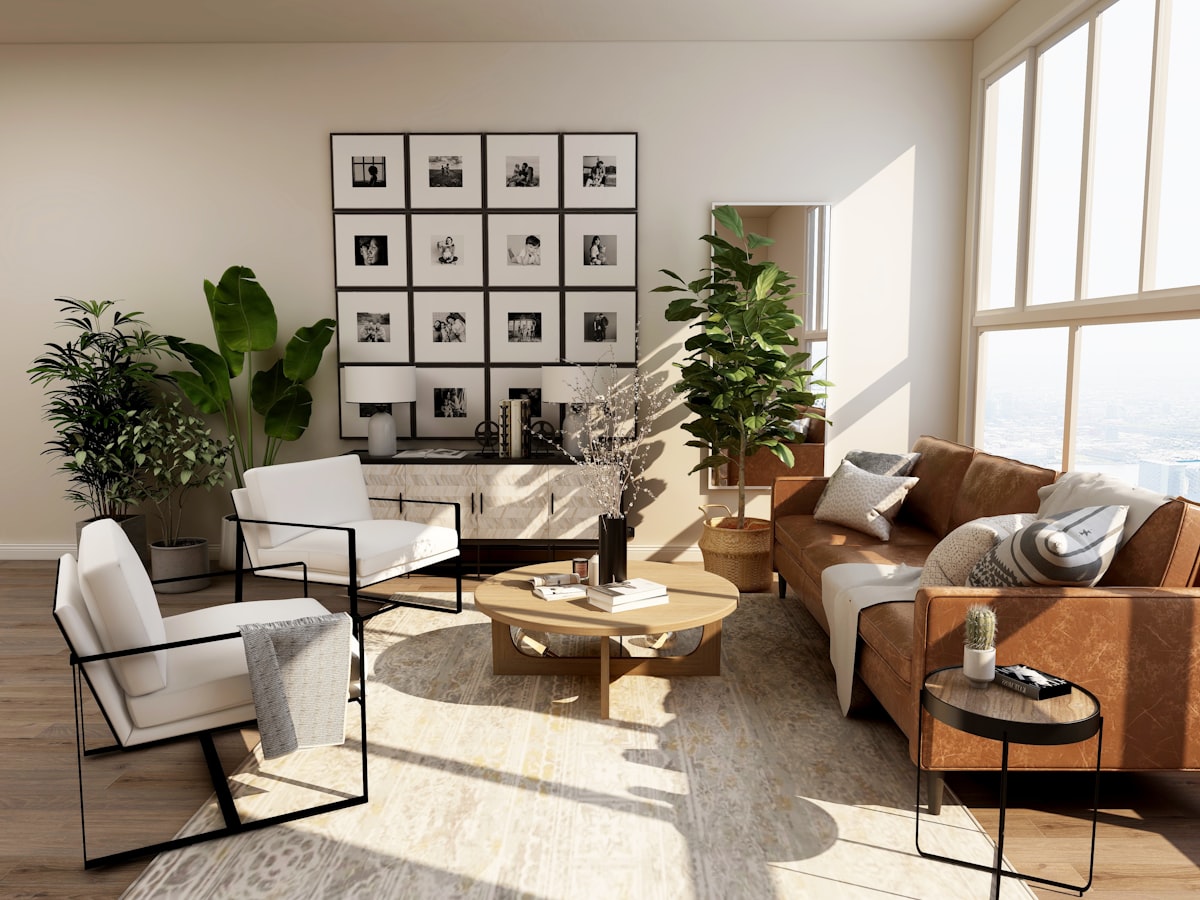 Rendering with sourced furniture